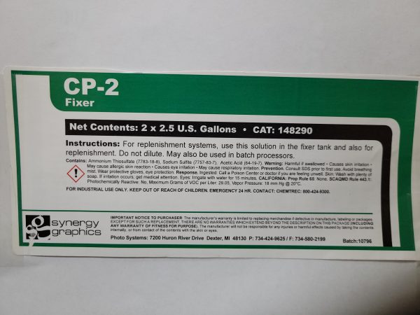 CP-2 Fixer - 2-1/2 Gallon ***NO_MIXING*** - Image 3
