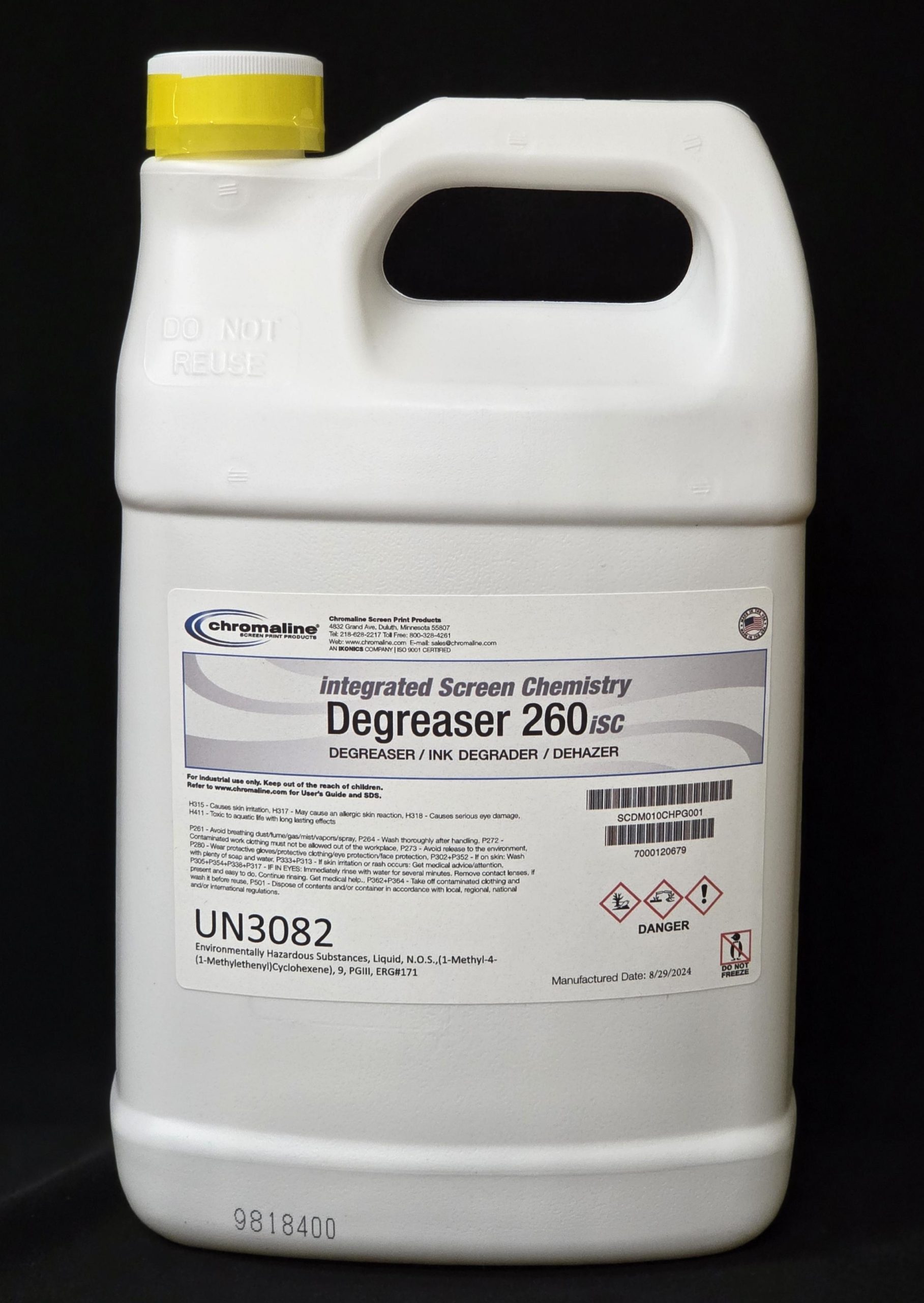 Chromaline Degreaser 260