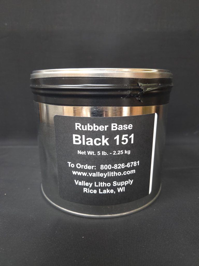 105 Classic Plus 10850 Rubber Base Black- 2.2 LB CAN - Valley Litho ...