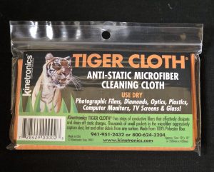 Tiger Cloth Anti-Static Microfiber Cleaning Cloth